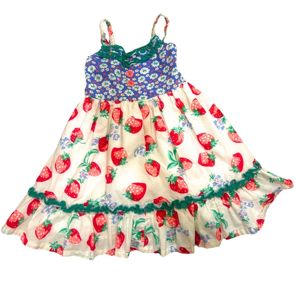 Darling Matilda Jane Strawberry and Floral 4T Dress
